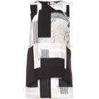 River Island Womens White Geometric Print Tunic