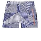 River Island Mens Arcminute Geo Print Swim Shorts