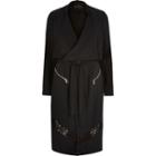 River Island Womens Crepe Lace Panel Trench Coat