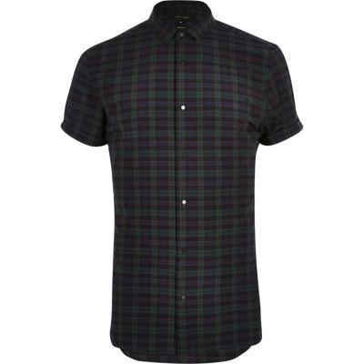 River Island Mens Check Slim Fit Shirt