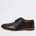 River Island Mens Leather Lace-up Brogues