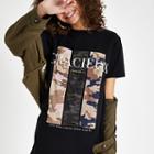 River Island Womens 'gracieux' Camo Print T-shirt