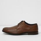 River Island Mens Brown Round Toe Lace-up Smart Shoes