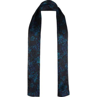 River Island Mens Floral Silk Formal Scarf