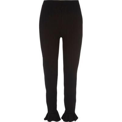 River Island Womens Frill Hem Leggings