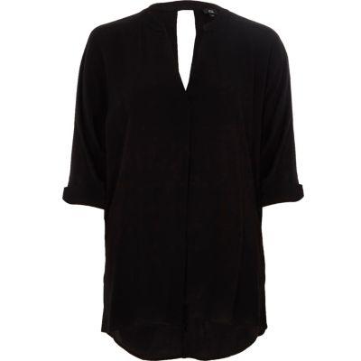 River Island Womens Twist Back V Neck Blouse