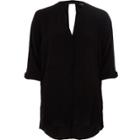 River Island Womens Twist Back V Neck Blouse