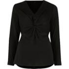 River Island Womens Long Sleeve Twist Front Top