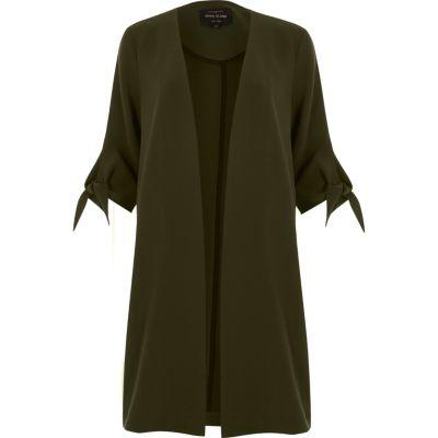 River Island Womens Tied Cuff Duster Coat