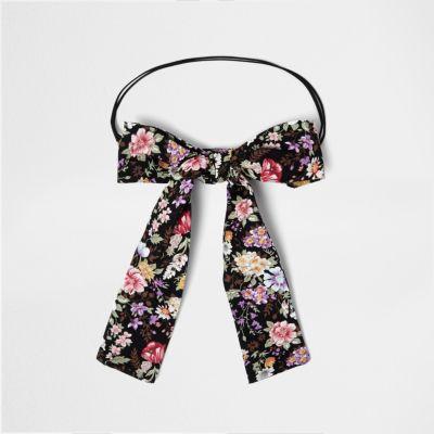 River Island Womens Fabric Bow Chocker