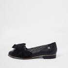 River Island Womens Round Bow Front Shoes