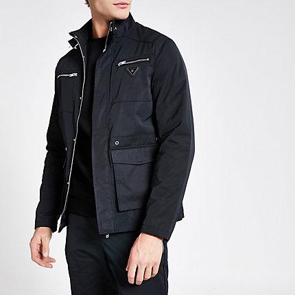 River Island Mens Mcmlx Longline Racer Jacket