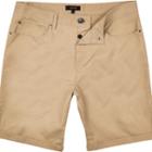 River Island Menstan Slim Turn-up Shorts