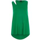 River Island Womens Cut Out Loose Fit Tank