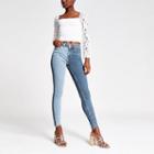 River Island Womens Amelie Super Skinny Block Jeans