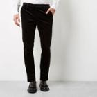 River Island Mens Smart Velvet Skinny Fit Pants