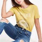 River Island Womens 'mon Coeur' Fitted T-shirt