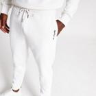 River Island Mens R96 White Slim Fit Jogger