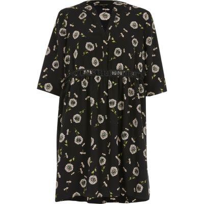 River Island Womens Floral Print Smock Dress