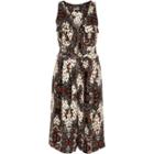 River Island Womens Paisley Print Smart Cropped Jumpsuit