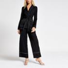 River Island Womens Contrast Stitch Belted Utility Blazer