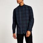 River Island Mens Check Long Sleeve Regular Fit Shirt