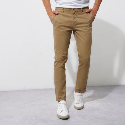 River Island Mens Casual Slim Fit Chino Trousers