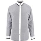 River Island Mensnavy Smart Contrast Slim Fit Shirt