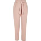 River Island Womens Tie Waist Tapered Trousers