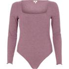 River Island Womens Square Neck Fitted Bodysuit