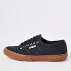 River Island Mens Superga Classic Gum Sole Runner Sneakers