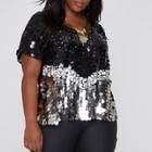 River Island Womens Plus Sequin Embellished Cape