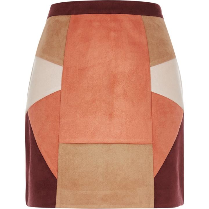 River Island Womens Patchwork Mini Skirt
