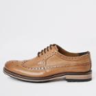 River Island Mens Leather Brogue Shoes