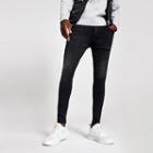 River Island Mens Ollie Spray On Skinny Washed Jeans