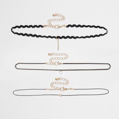 River Island Womens Multi Row Pendant Choker Set