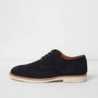 River Island Mens Suede White Sole Brogues