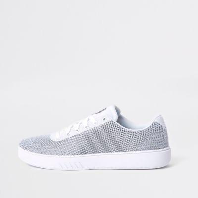 River Island Mens White K-swiss Mesh Trainers