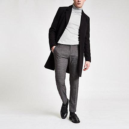 River Island Mens Stripe Super Skinny Smart Pants