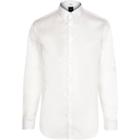 River Island Mens White Premium Cotton Slim Fit Shirt