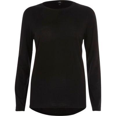 River Island Womens Long Sleeve Crew Neck T-shirt