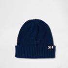 River Island Mensblue Knit Ribbed Fisherman Hat