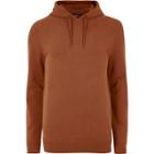 River Island Mens Rust Casual Hoodie