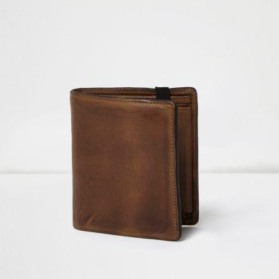 River Island Mens Leather Foldout Wallet