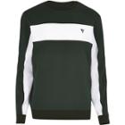 River Island Mensgreen Color Block Sweat