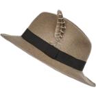 River Island Menslight Feather Fedora Hat