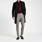 River Island Mens Check Super Skinny Crop Fit Pants