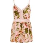 River Island Womens Floral Ladder Lace Cami Beach Romper