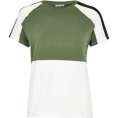 River Island Womens Color Block Boyfriend T-shirt