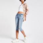 River Island Womens Amelie Super Skinny Cropped Jeans